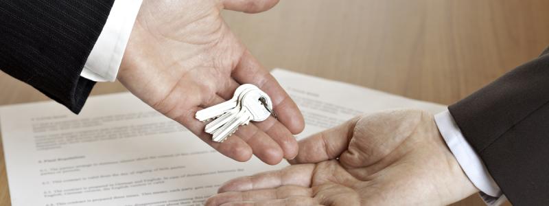 Find out what to do when you receive the keys to your property